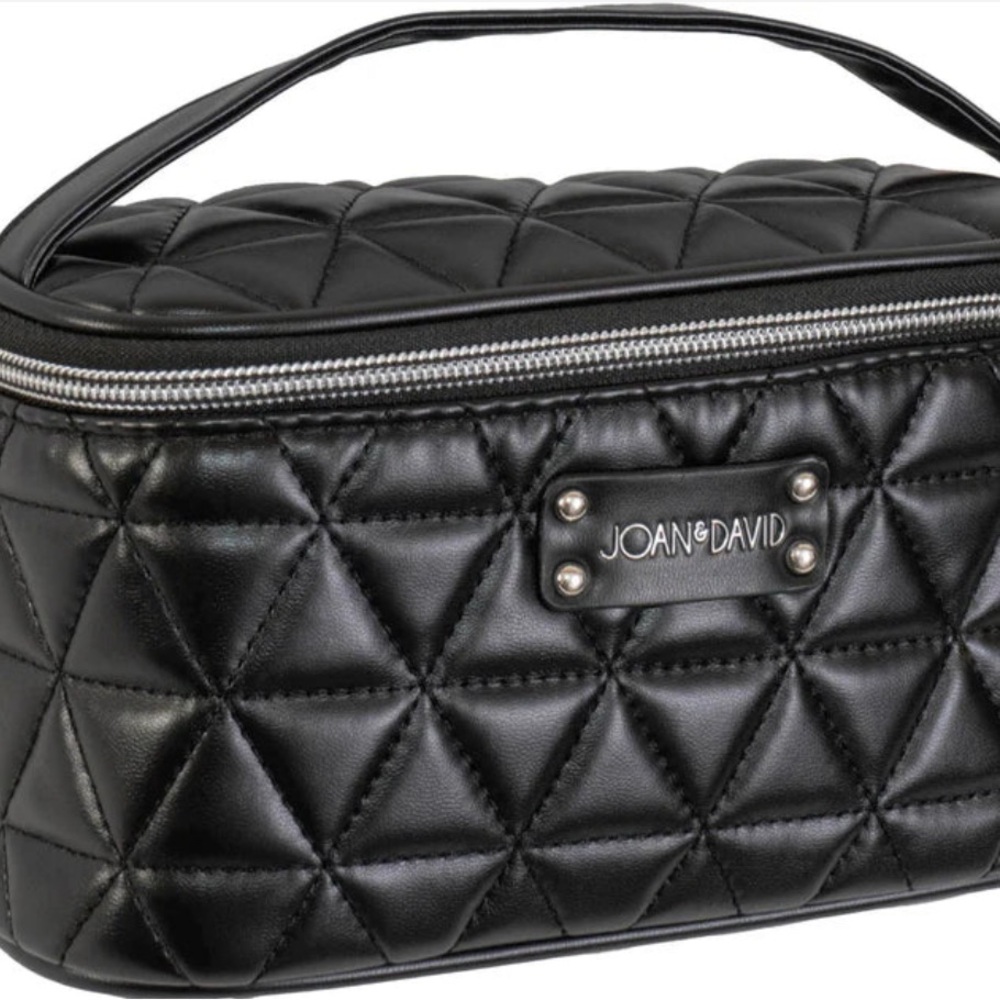 Joan & David Quilted 4 Piece Clear Cosmetic Bag Set - Picture 4 of 8
